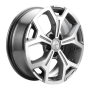 Легковой диск Khomen Wheels KHW1710 7x17 5x108 ET33 60,1 Gray-FP